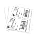 MFLABEL Half Sheet Shipping Labels - 500 Self Adhesive Sticker Sheets for Laser & Inkjet Printers, Waterproof & Smudge-Free, with 12 Free Fragile Labels for Packaging, Shipping and Crafting