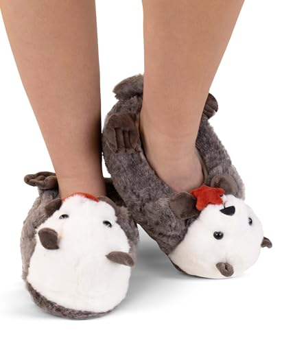 Image of Lazy One Animal Critter Slippers for Kids and Adults, Cute and Cozy Slippers