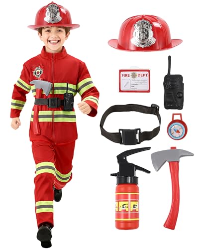 Disfraz de Bombero para Niños con Accesorios de Juguete miniatura 1