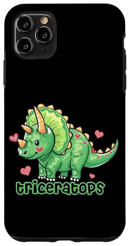 �g���P���g�v�X�A�����A����, Triceratops, Dino, Dinosaur �X�}�z�P�[�X iPhone 11 Pro Max �p