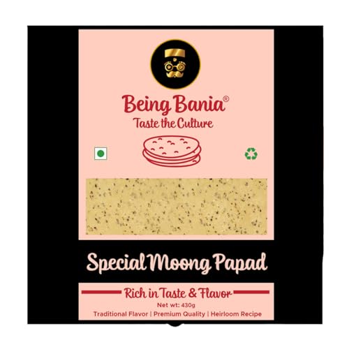 Image of Special Moong Papad - 100% Natural and Handmade | Moong dal papad | Appalam, papadam and fryums