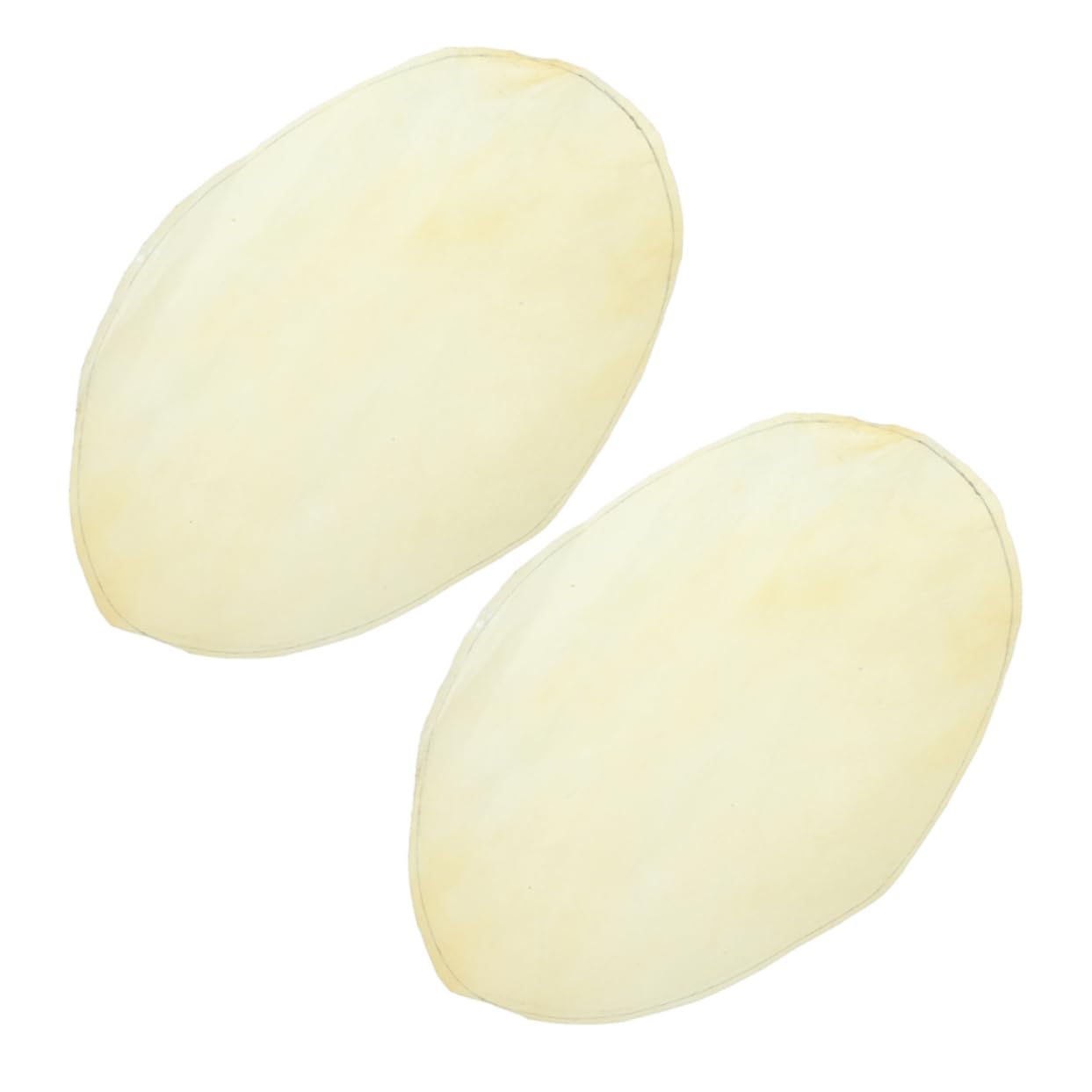 JEWEDECO Multi-functional Drum 2pcs Goat Skin Drum Heads 350mm Musical Instrument Parts