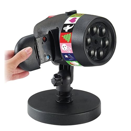 Projecteur de Noël et d'Halloween étanche pour veilleuses de maison et jardin