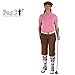Golf Knickers Brown Womens 'Par 3' - Microfiber - Size 10