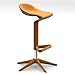 Kartell - Spoon bar taburete spoon bar naranja