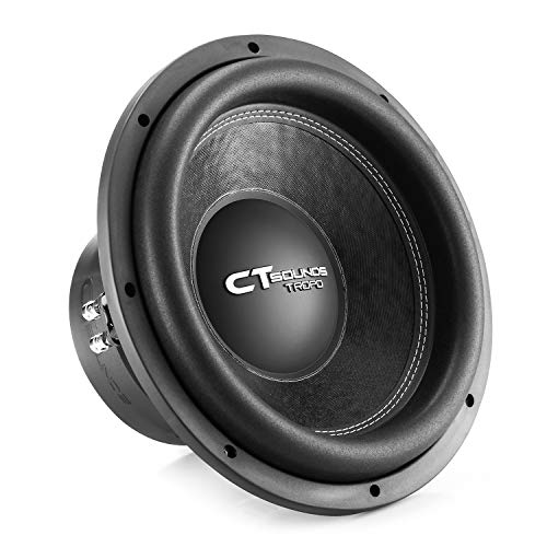 CT Sounds TROPO-12-D4 1300 Watt Max 12 Inch Car Subwoofer Dual 4 Ohm