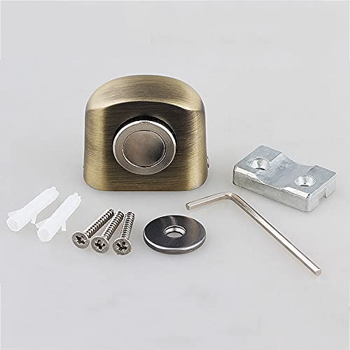 Topes de puerta magnéticos de acero inoxidable con tornillos de suelo 3