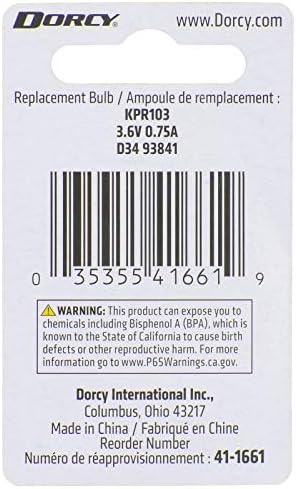 Dorcy International 41-1661 2CD 3D Flashlight Bulb