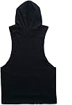 Hommes sans manches Hoodie Y-Back Gym Tank Tops Muscle Workout Chemise Bodybuilding T-shirts sans manches