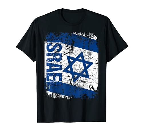 ISRAEL Flag Vintage Distressed ISRAEL T-Shirt