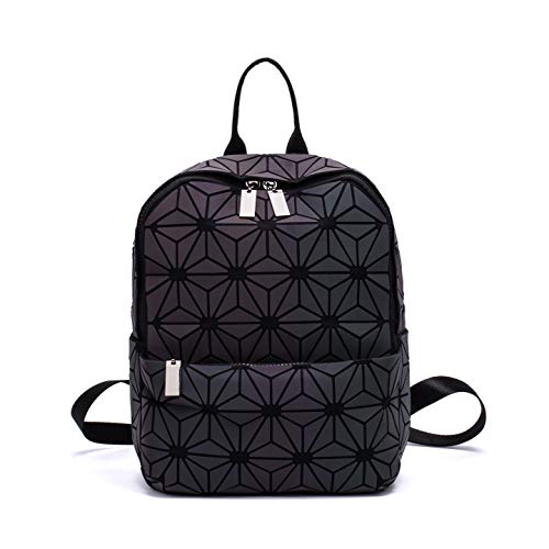 Frauen Geometrisch Leuchtend Rucksack Damen Fashion Taschen Lingge Flash Reise Schule College Rucksack 06S Cover