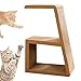 Bothyi Cardboard Cat Scratcher Nest Indoor Cats Hideaway Three Layer Cat Scratcher House Kitten Scratching Board for Kitten Sleeping, Replacement Insert