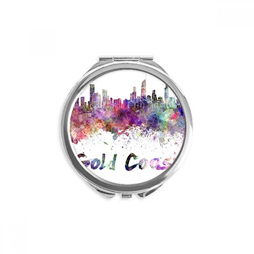 Miroir rond maquillage compact pour corriger le teint partout