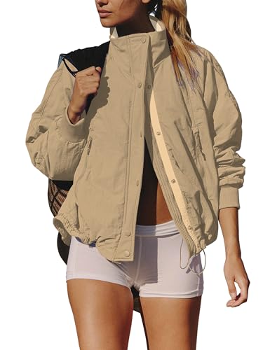 Women's Winter Long Sleeve Zip Lightweight Jacket