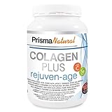 Prisma Natural - Colageno Hidrolizado en Polvo con Ácido Hialurónico y Vitamina C. Suplemento...