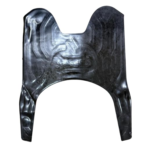 Image of DEEPON Scooter Floor Mat for Chetak EV - Red & Blue Custom Fit Anti-Slip Waterproof Rubber Footboard Mat, All-Weather Protection