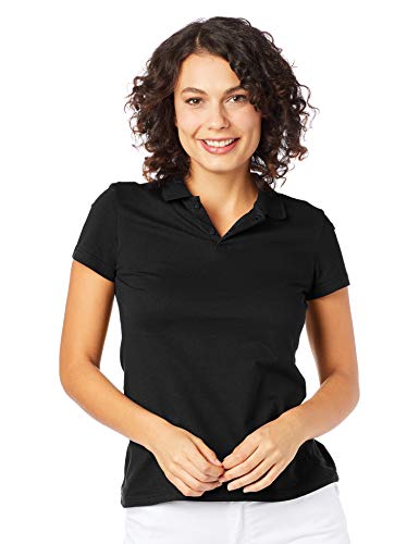 Blusa Polo básica, Malwee, Feminino, Preto, M