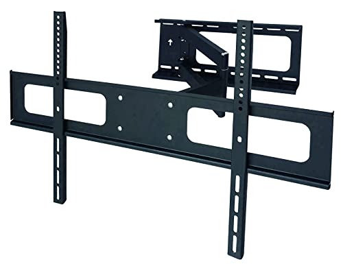 Link Staffa A Muro Per Tv Da 37" A 72" Fino A 50 Kg – Compatibile Vesa 75X75, 800X500 – Estensione 7,6-57,3 Cm – Orientamento Verticale +15°/-15° E Orizzontale – 3 Snodi – Colore Nero - 5