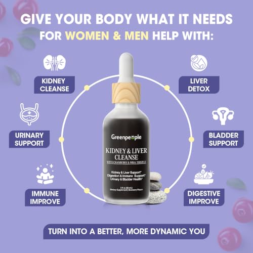 GREENPEOPLE Kidney & Liver Cleanse Detox & Repair Drops