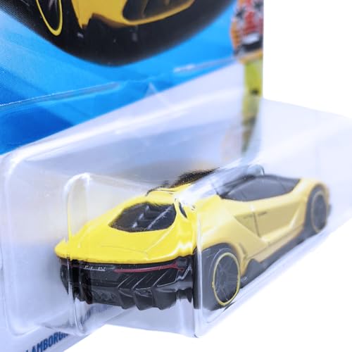 Image of Hot Wheels 16 Lamborghini Centenario Roadster Exoticars Ages 3 and Up 2 /250 (Yellow)