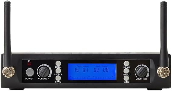Dual Wireless Instrument Microphone for Sax Trombone Clarinet Trumpet Beta 98H/C
