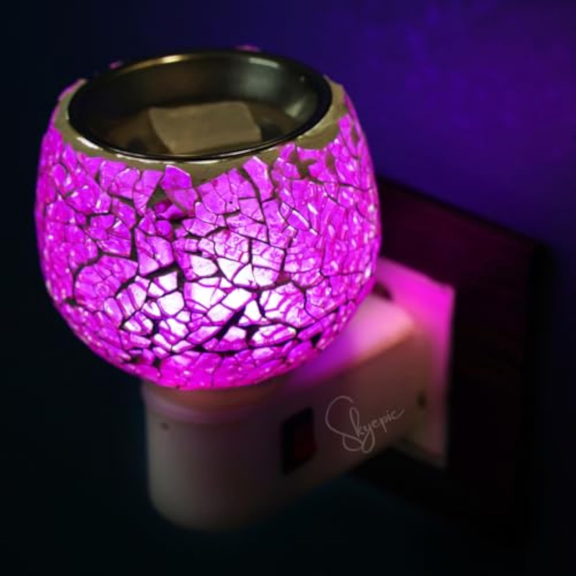 Kapoor Dani Electrical Camphor Diffuser Glass with On/Off Switch