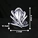 Artarium Ganesha Statues for Car Dashboard Hindi Idols Car Decor Silver Ganesha Idol for Room Decorative Showpeices Item Hindu God Idols Ganesh Murti Best Gifts for Women & Men Height - 3 inch