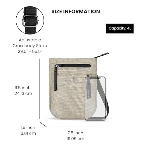 Image of Sherpani Prima, Small Anti Theft Crossbody Bag, Travel Shoulder Bag, Cross Body Purses, Handbags, Travel Gift