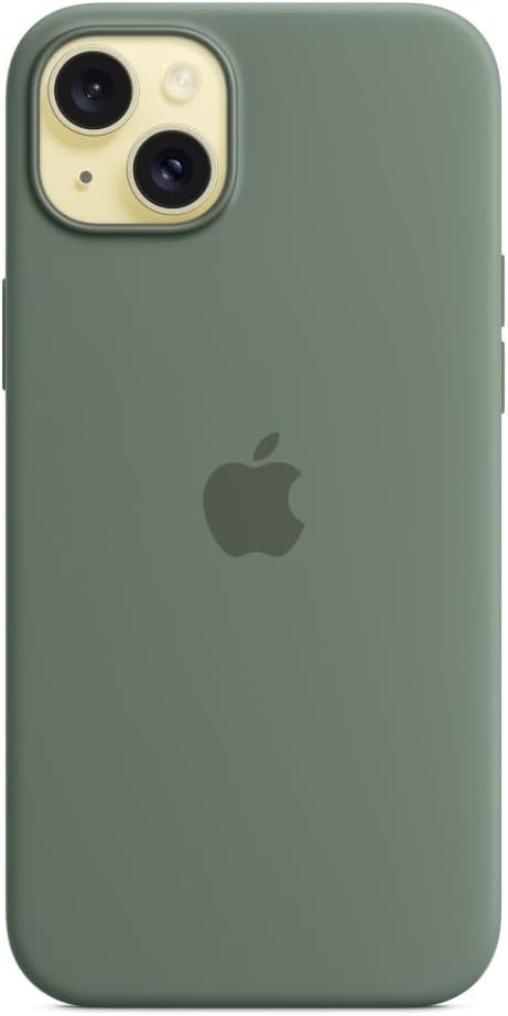 Apple iPhone 15 Plus Silicone Case with MagSafe - Cypress - MT183ZM/A