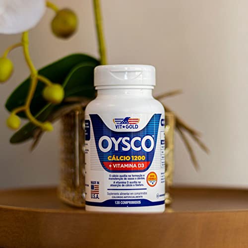 Oysco Cálcio 1200 mg + Vitamina D3 120 comprimidos