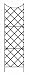 Panacea 89655 Giant Trellis, Includes Wall-Mounting Brackets, 108-Inch Height by 30-Inch Width, Black