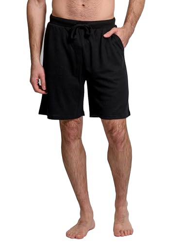 Mad Dog Mens Pajama Shorts - Comfy Knit Lounge Sleepwear with Pockets, Men's Summer House Pajama Bottoms, Sizes S to 2XL