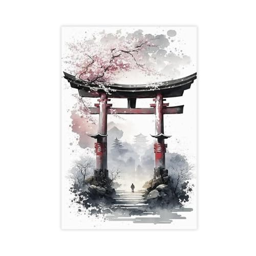 Poster sur toile japonaise idée cadeau deco chambre zen asiatique