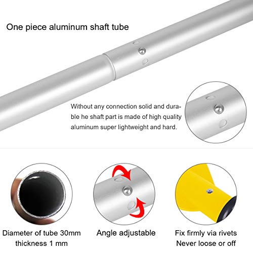 Kajak-Paddel Heimuni Aluminium Doppelpaddel 222 cm für Kajak und Kanu