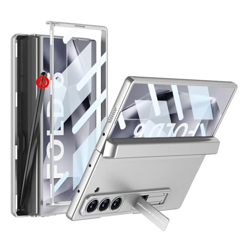 Coque Galaxy Z Fold 6 argentée avec film écran pour simplifier votre quotidien