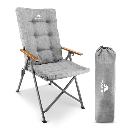 Voyager Luxury Camping Chair, 150kg Capacity