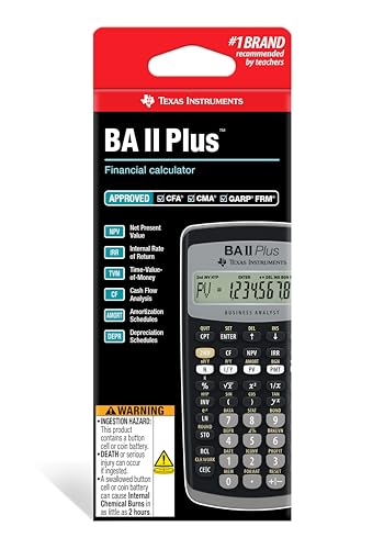 Texas Instruments BA II Plus Financial Calculator, Black image 2
