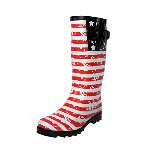 West Blvd Rainboots Rain-Boots, US Buckle Rubber, 11