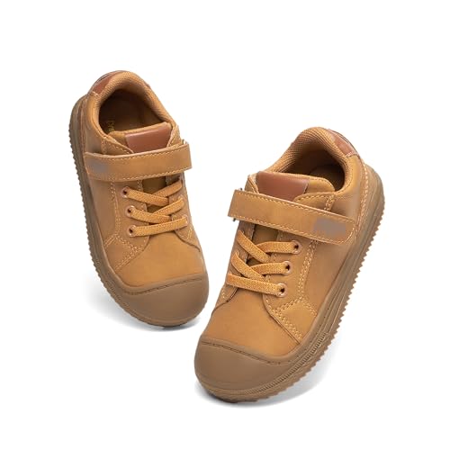 DREAM PAIRS Toddler Boys Girls Sneakers Casual Lightweight Kids Storybook Walking Skate Shoes 4 Toddler Yellow