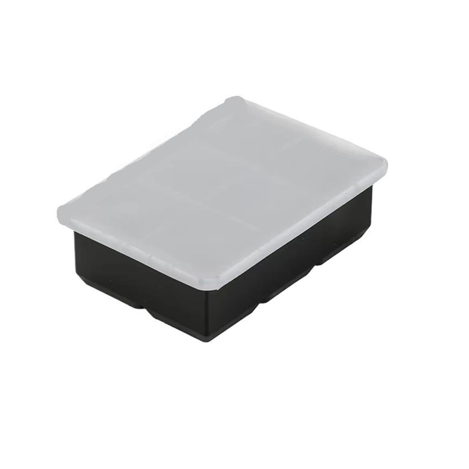 Moldes de silicona for cubitos hielo con tapas, bandeja grande