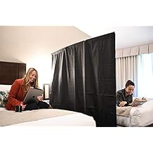 Portable Room Divider | Privacy Screen | Room Divider for Education, Clinics, Biometric Screenings, Health Screenings and Travel | No Tools Required | Dark Green