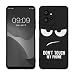 Produktbild kwmobile Hülle kompatibel mit Xiaomi Redmi Note 12 (4G) - Handyhülle Silikon Case - Don't Touch My Phone Weiß Schwarz