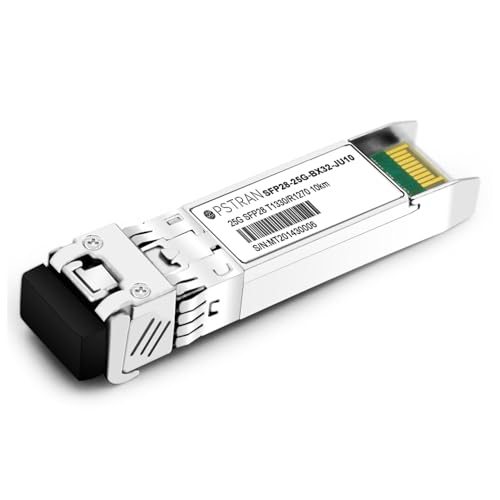 25GBASE-BX10 BiDi SFP28 Optical Transceiver Module Compatible with Juniper Networks SFP28-25G-BX 1330nm-TX/1270nm-RX 10km DOM Simplex LC SMF