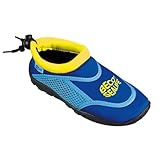 Beco-Sealife Wasserschuhe Kinder – Neopren Badeschuhe Kinder mit Netzeinsatz & Gummisohle für Jungen & Mädchen, Surfschuhe Kinder ideal für Wassersportaktivitäten – in Blau, Größe: 30/31