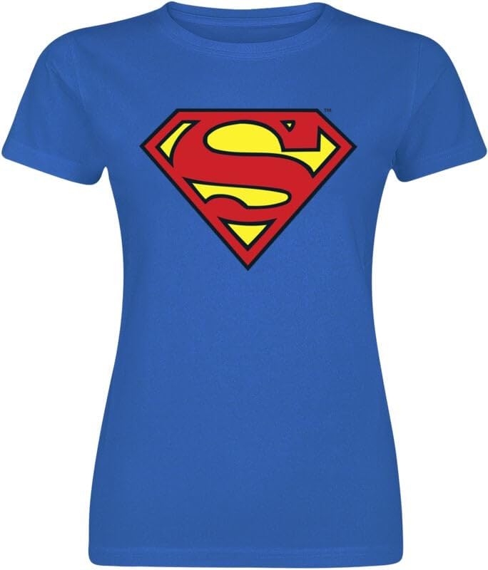 Superman Shield Frauen T-Shirt blau S