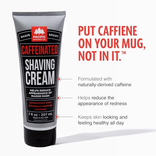 image for Pacific Shaving Company Caffeinated Shaving Cream - Shea Butter + Spea