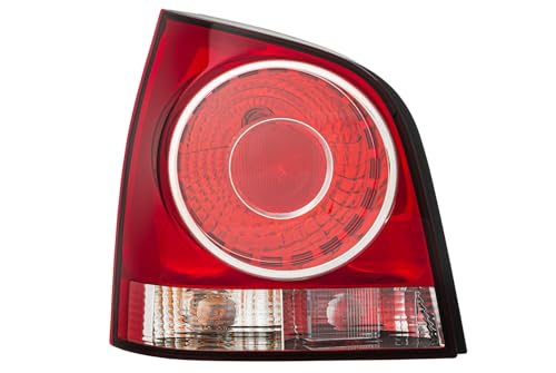 HELLA 2VA 965 303-071 Rückleuchte - glasklar/rot - VW Polo (9N_) - ECE - für Rechtsverkehr - links