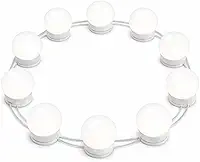 Luzes LED para Penteadeira com 10 Lâmpadas Dimerizáveis, 3 Temperaturas de Cor, Brilho Ajustável de 10%–100%, Alimentação USB – Iluminação Profissional para Maquiagem e Vestiário | Storeasy