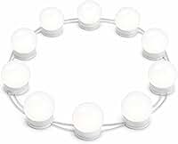 Luzes LED para Penteadeira com 10 Lâmpadas Dimerizáveis, 3 Temperaturas de Cor, Brilho Ajustável de 10%–100%, Alimentação USB – Iluminação Profissional para Maquiagem e Vestiário | Storeasy