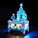 BRIKSMAX Kit de LED pour Lego Disney Princess La boîte à Bijoux d'Elsa,Compatible avec la Maquette Lego 41168, La Maquette de Construction n'est Pas Incluse